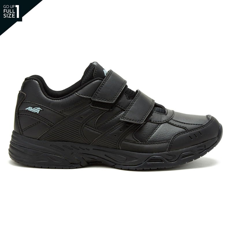 Avia Avi-Union II Strap Non Slip Shoes for Women â€“ Comfort Women's Restaurant, Work & Safety Footwear - Black/Iron Grey, 9 Medium - Image 2